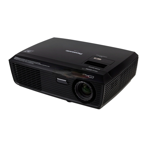 Panasonic PT-LS26U Instrucciones De Funcionamiento