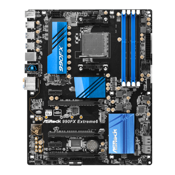 ASROCK 990FX Extreme6 Manual De Instrucciones