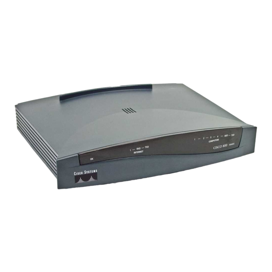 Cisco 831 Guía Rápida De Configuración