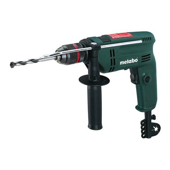 Metabo Sb E 600 R+L Instrucciones Para El Manejo