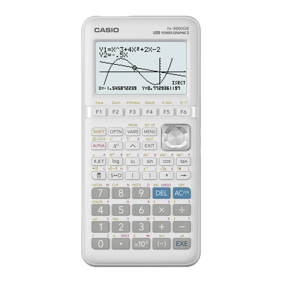 Casio fx-9860GIII Guia Del Usuario