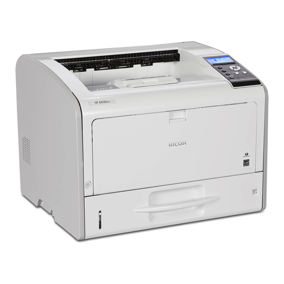 Ricoh SP 6430DN Manual De Instrucciones