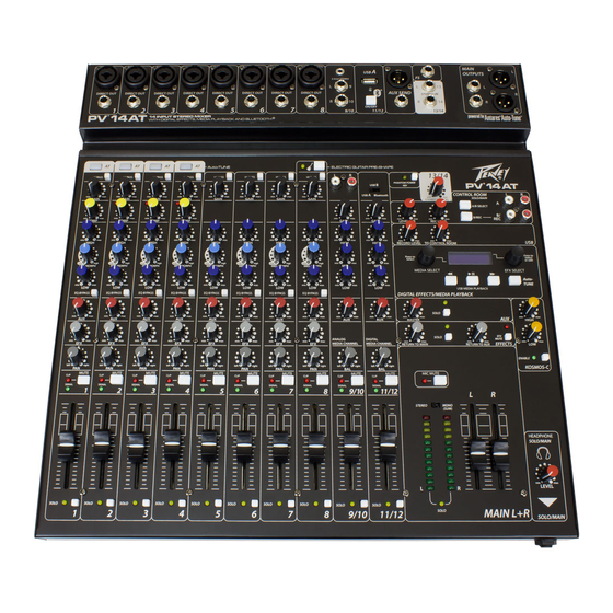Peavey PV 14AT Manual De Operación