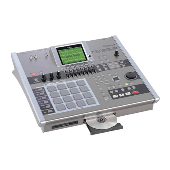 Roland MV-8000 Manual Del Usuario