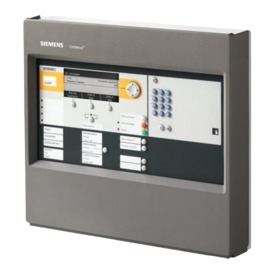 Siemens Cerberus PRO FT724 Manual Del Usuario