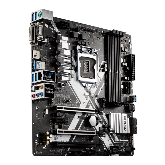 ASROCK Z270M Extreme4 Manual Del Usuario