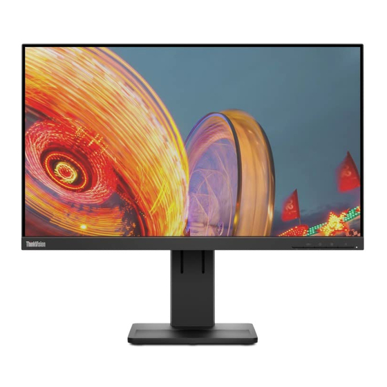 Lenovo ThinkVision E24q-20 Guia Del Usuario