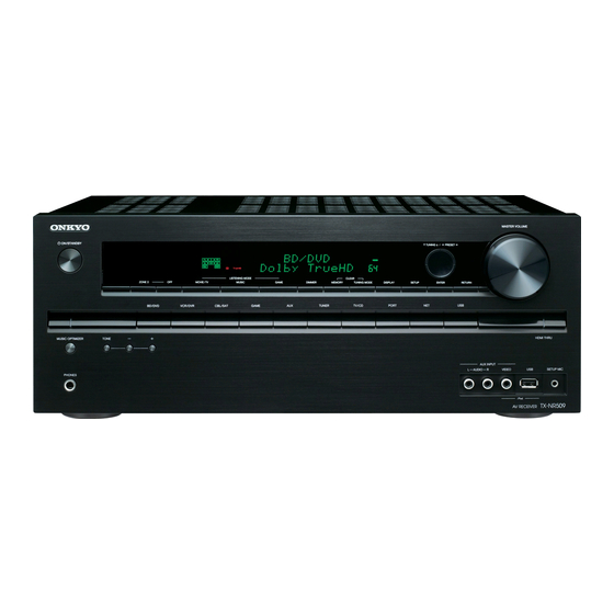 Onkyo TX-NR509 Manual De Instrucciones