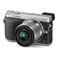 Panasonic Lumix DMC-GX7 Instrucciones De Funcionamiento