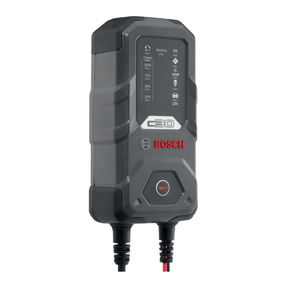 Bosch C30 Instrucciones De Uso