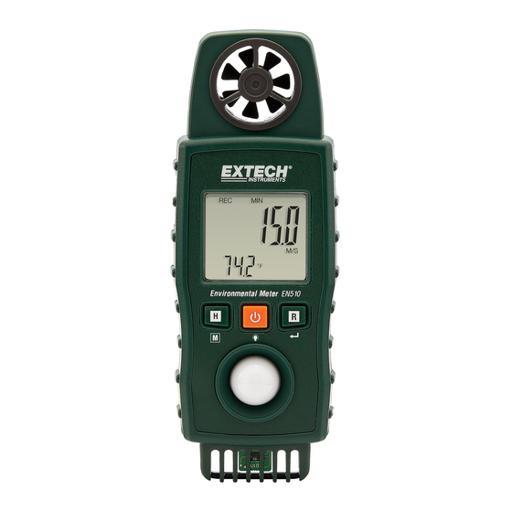 Extech Instruments EN510 Manual Del Usuario