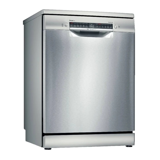 Bosch SMS4EKI00E Manual De Usuario