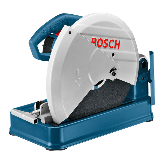 Bosch Professional GCO 2000 Instrucciones De Servicio