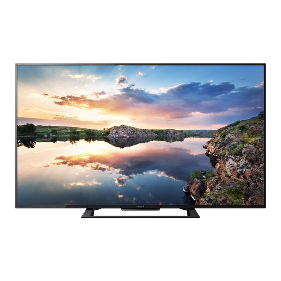 Sony BRAVIA KD-70X690E Manual De Instrucciones