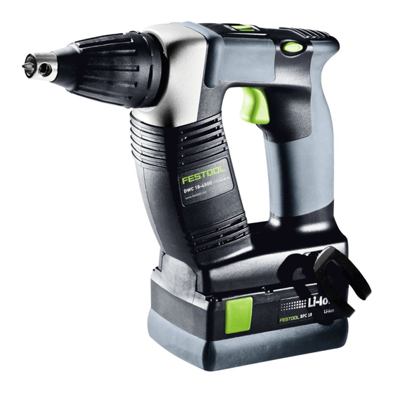 Festool DURADRIVE DWC 18-2500 Manual De Instrucciones Original