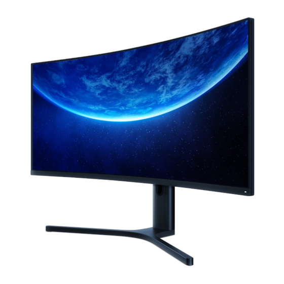 Xiaomi Mi Curved Gaming Monitor 34 Manuales