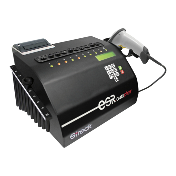 Streck ESR-Auto Plus 506 Manual Del Usuario