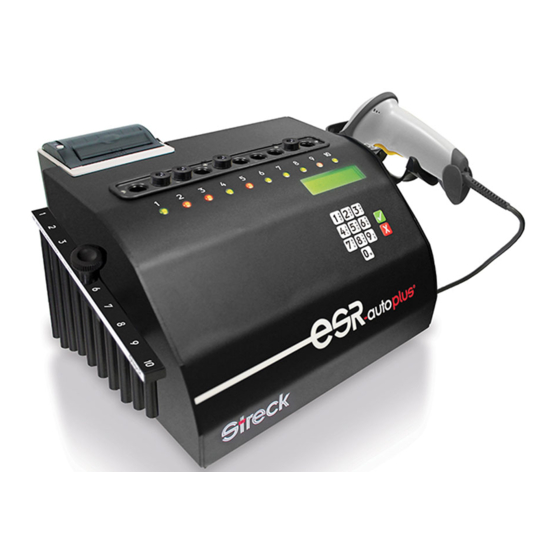 Streck ESR-Auto Plus 506 Manual Del Usuario