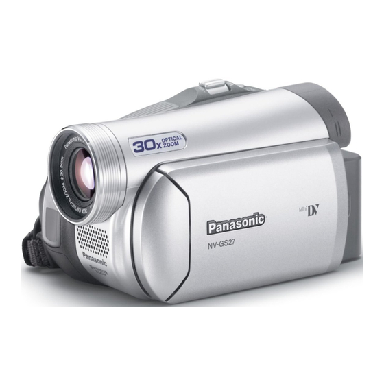 Panasonic NV-GS37E Instrucciones De Funcionamiento