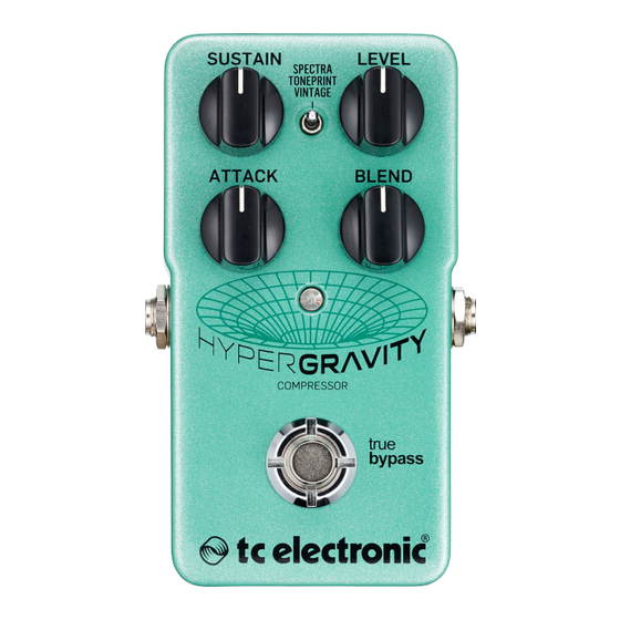 TC Electronic HyperGravity Manual Del Usuario