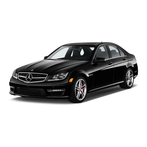 Mercedes-Benz Clase C 2013 Instrucciones De Servicio