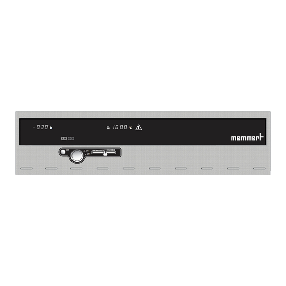 Memmert UNB 100-500 Instrucciones De Manejo