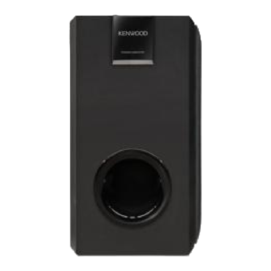 Kenwood SW-21HT Manual De Instrucciones