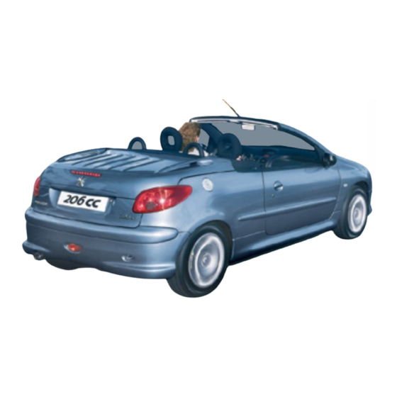 PEUGEOT 206CC 2006 Manual De Instrucciones