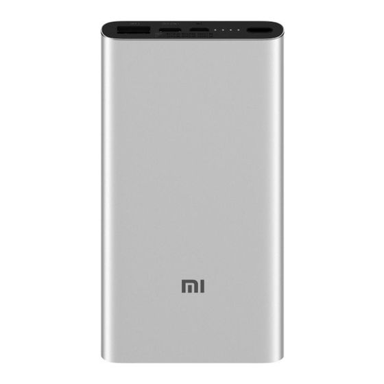 Xiaomi Power Bank 3 Manual De Usuario