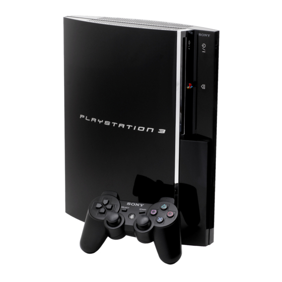 Sony Playstation 3 Manual Del Usuario