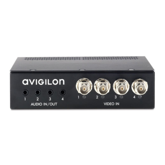 Avigilon ENC-4P-H264 Guia Del Usuario
