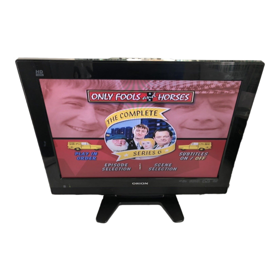 Orion TV19PL120DVD Manual De Instrucciones