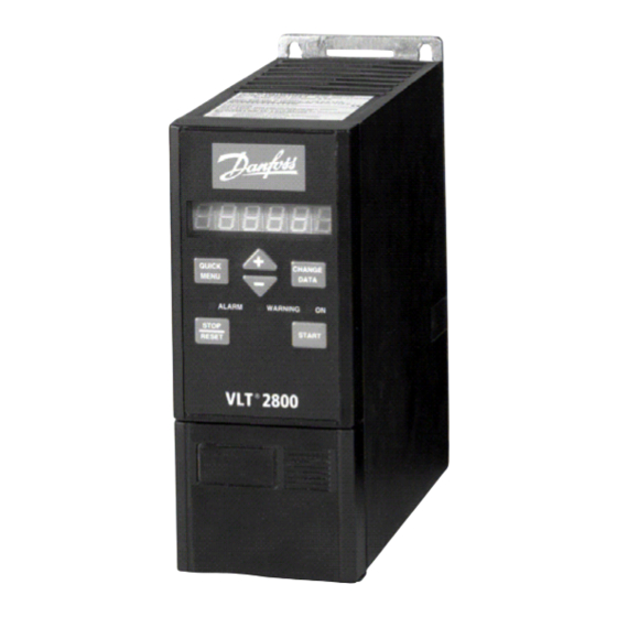 Danfoss VLT 2800 Manual Del Usuario