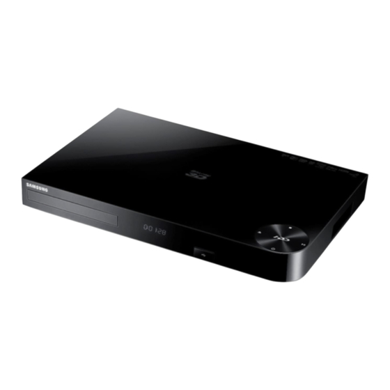 Samsung BD-F8500 Manual De Instrucciones
