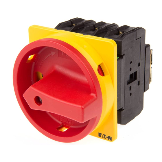 Eaton P3/E Serie Instrucciones De Montaje