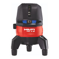 Hilti PM 4-M Manual De Instrucciones