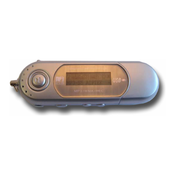 AIPTEK MP3-S5 Manuales