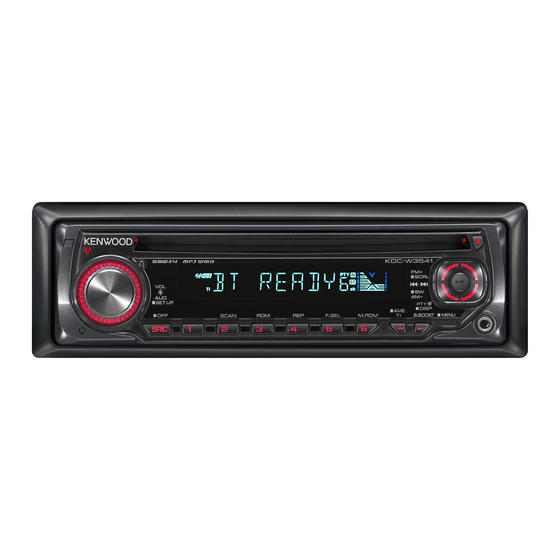 Kenwood KDC-W3541 Manual De Instrucciones
