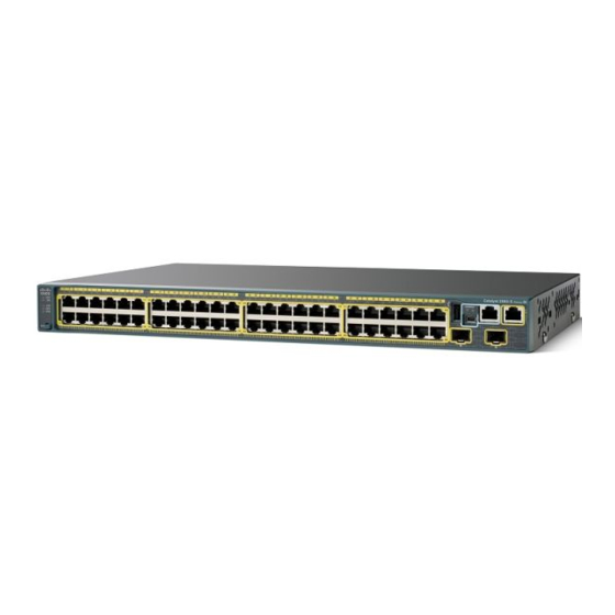 Cisco Catalyst 2960-S Serie Manuales