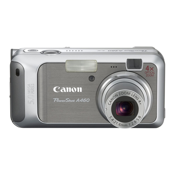 Canon PowerShot A460 Guia Del Usuario