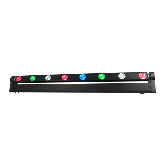 ADJ SWEEPER BEAM QUAD LED Instrucciones De Usuario