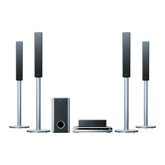 Sony HT-SF1000 Manual De Instrucciones