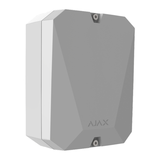 AJAX MultiTransmitter Manual De Usuario