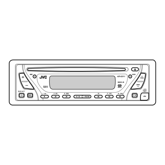 JVC KD-G311 Manual De Instrucciones