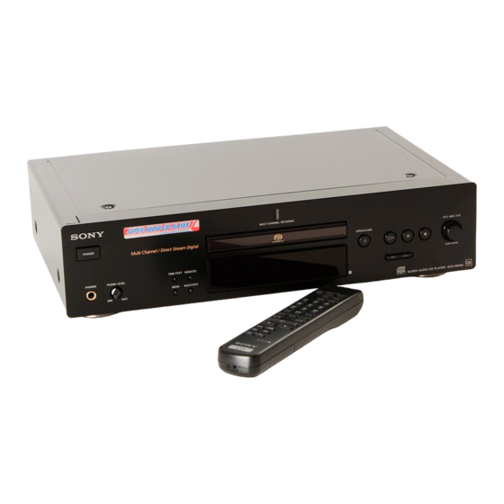Sony SCD-XB780 Manual De Instrucciones