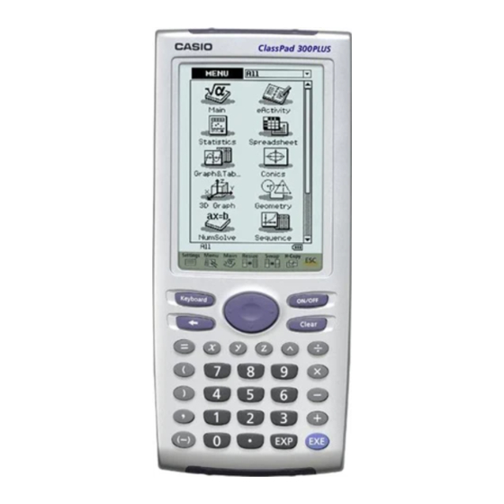 Casio ClassPad 300 PLUS Guia Del Usuario