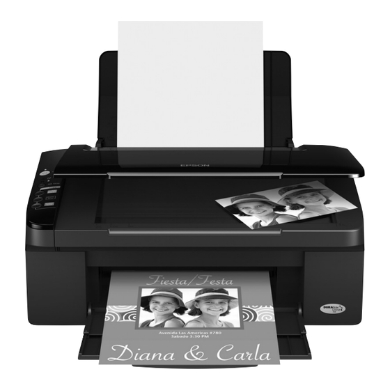 Epson Stylus TX100 Guía De Referencia Rápida