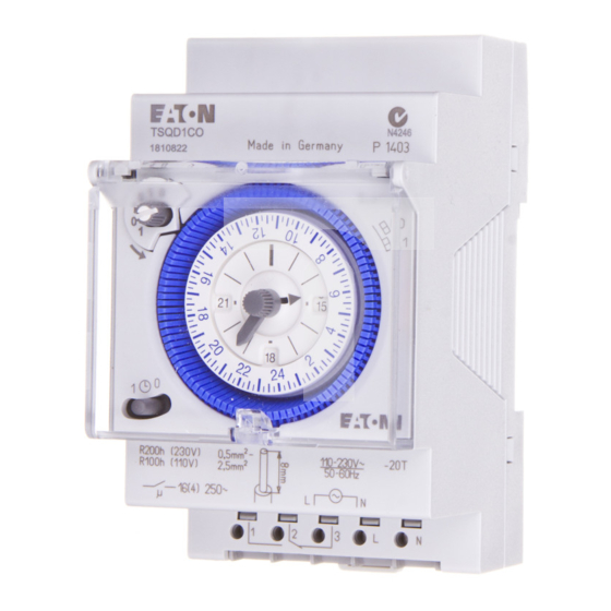 Eaton TSSD1CO Manual De Instrucciones