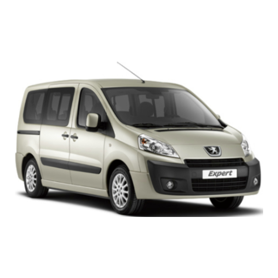 PEUGEOT Expert Tepee 2009 Manuales