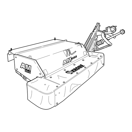 Krone AM 203 CV Manual De Instrucciones